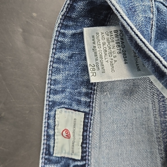 Adrianna Goldsmeid Medium Wash Jeans Janis High Rise Flare 28W - Picture 5 of 11